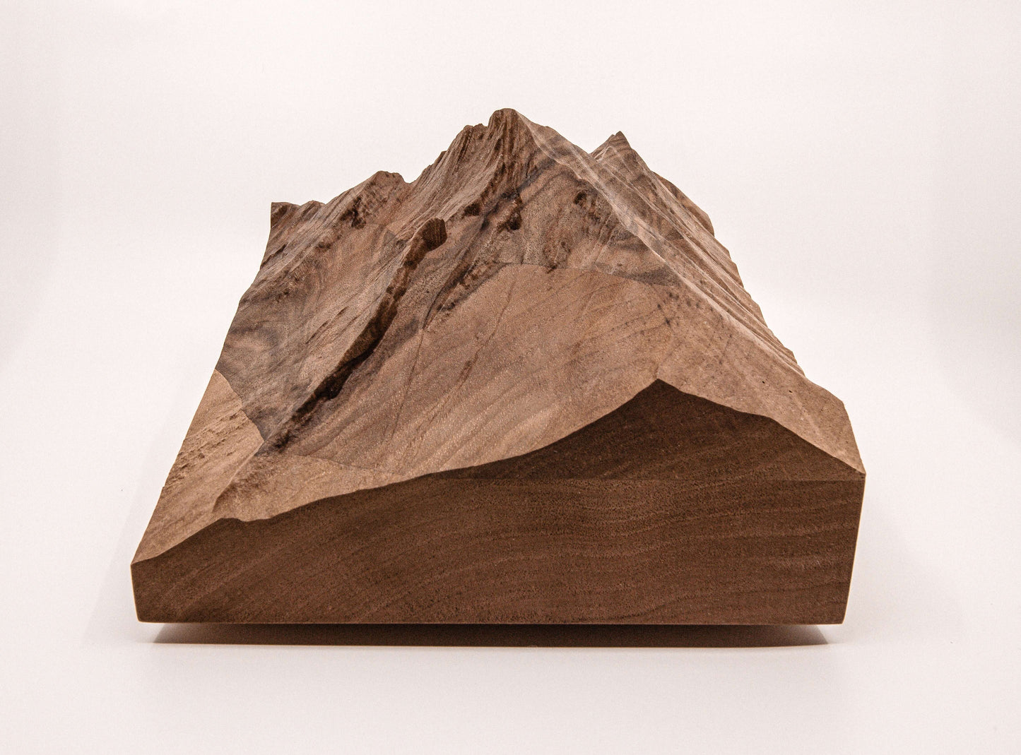 Brisen - 3D wooden mountain, side view 2