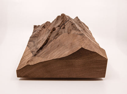 Brisen - 3D wooden mountain, side view 2