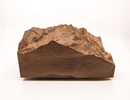 Pilatus - 3D wooden mountain, side view 3