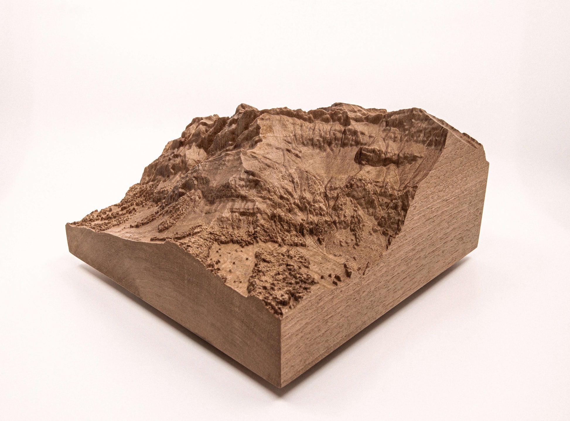 Pilatus - 3D wooden mountain, side view 2