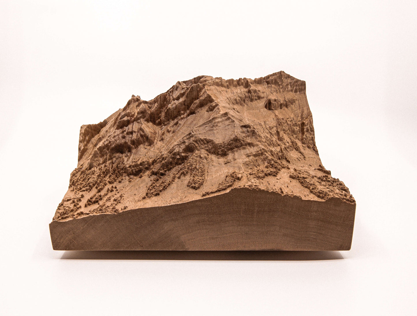 Pilatus - 3D wooden mountain, side view 1