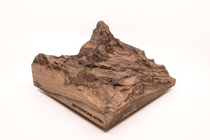 Matterhorn - 3D Berg aus Holz, Vordersansicht