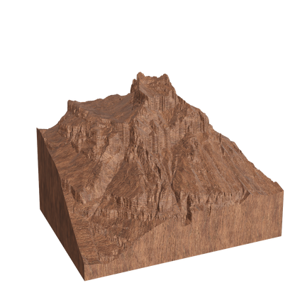 Hahnen - Berg aus Holz
